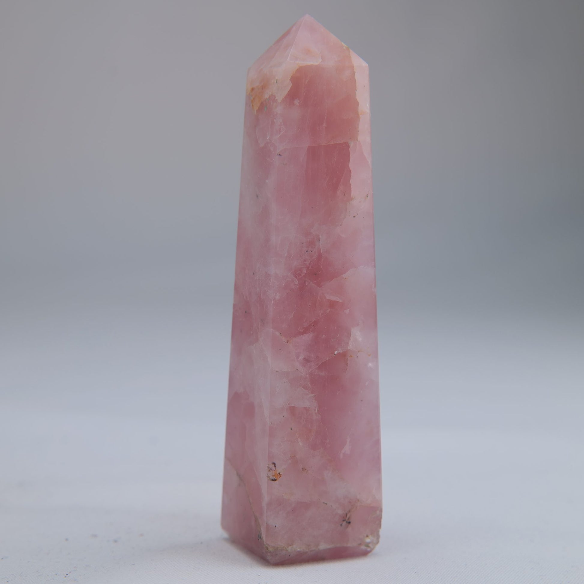 Rose Quartz Tower 87g side