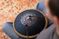 MEINL Sonic Energy Octave Steel Tongue Drum 16" - D Amara/9 Notes/440 Hz - Lasered Floral Desig detail view 3 at Luna Panther