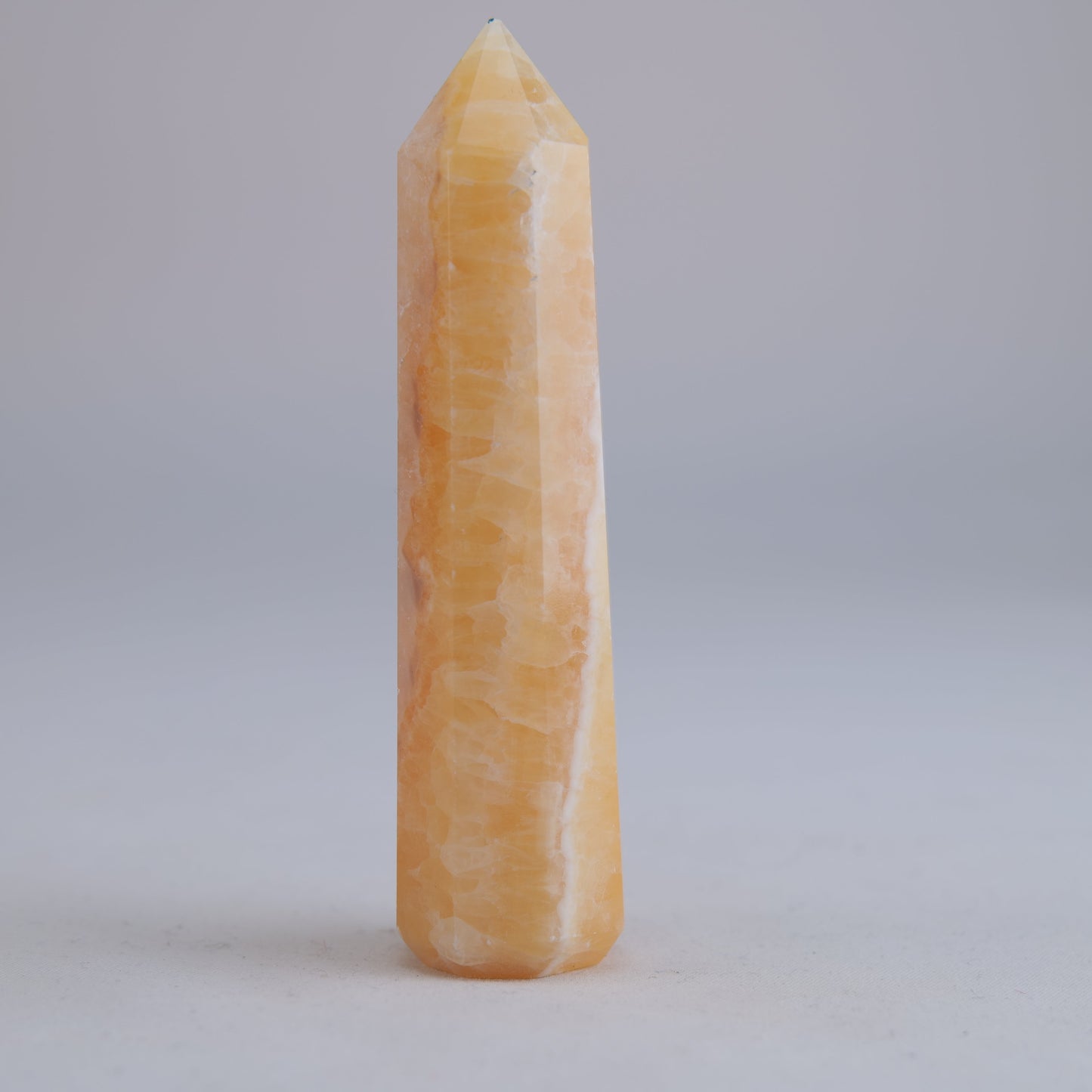 Yellow Banded Mexican Calcite 85g natural crystal tower additional-2