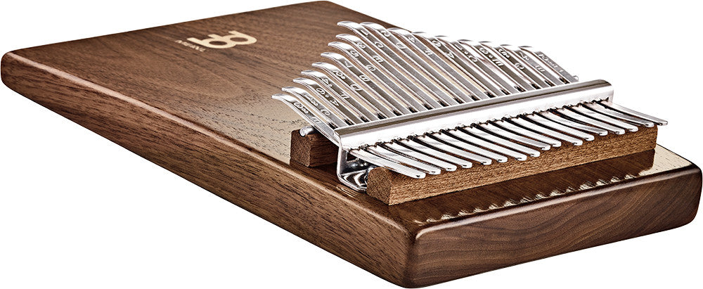 Meinl Sonic Energy Solid Kalimba - 17 notes, black walnut detail view 2 at Luna Panther