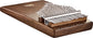 Meinl Sonic Energy Solid Kalimba - 17 notes, black walnut detail view 2 at Luna Panther