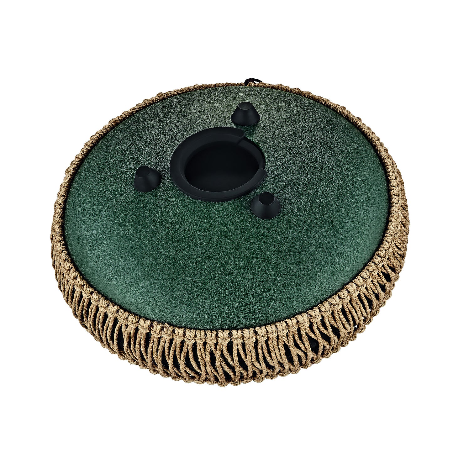 MEINL Sonic Energy Medium Octave Steel Tongue Drum 10" - F# Minor/8 Notes/432 Hz - Dark Green detail view 9 at Luna Panther