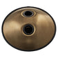 MEINL Sonic Energy Sensory Handpan Stainless Steel D Amara 9 Notes 440 Hz - Vintage Gold detail view 10 at Luna Panther