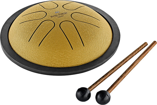 MEINL Sonic Energy Mini Steel Tongue Drum 6" - B Major/6 Notes/440 Hz - Gold at Luna Panther
