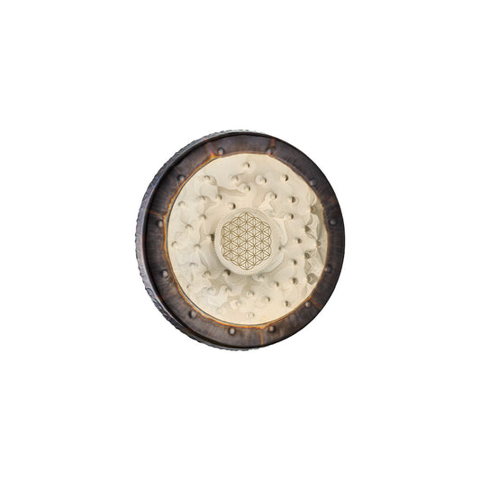 MEINL Sonic Energy 22" Soundscape Gong, Flower of Life detail view 2 at Luna Panther alternate view