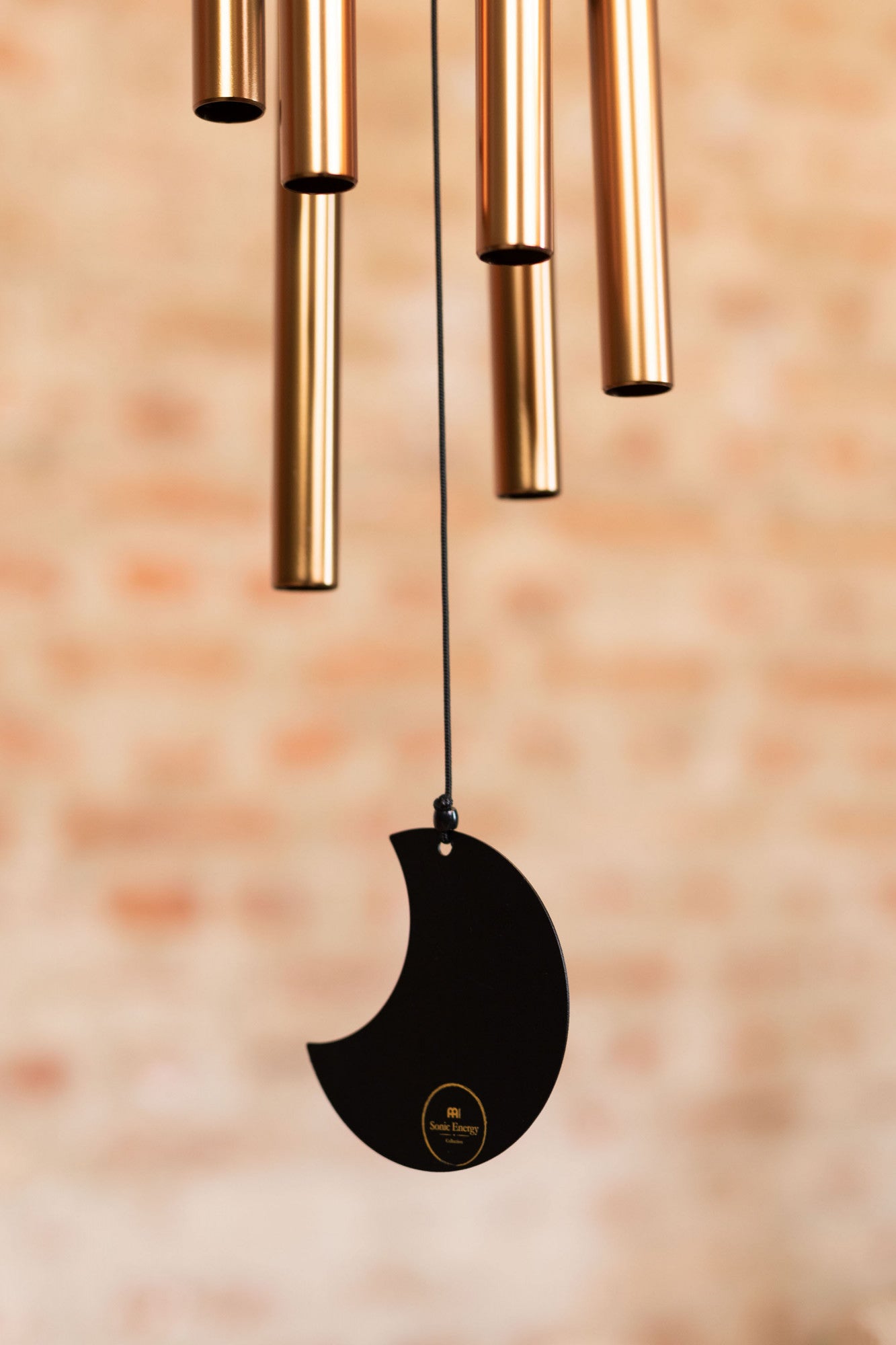 MEINL Sonic Energy Moon Meditation Chime 32"/80 cm - 432 Hz - Round Arch/Bronze detail view 5 at Luna Panther