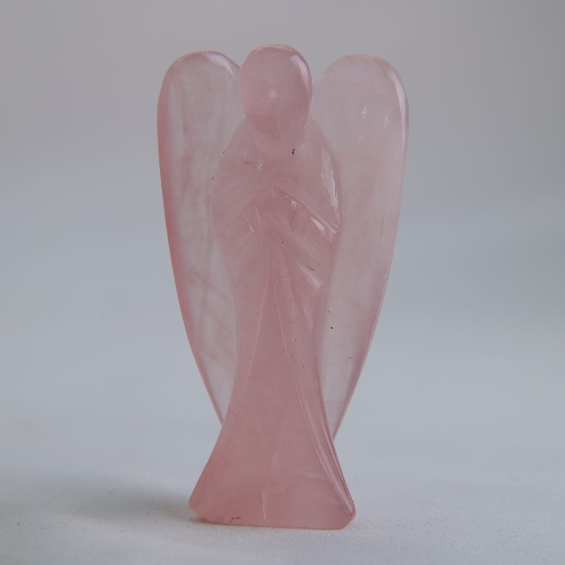 Rose Quartz Angel 66g front