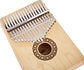 Meinl Sonic Energy Sound Hole Kalimba - 17 notes, maple detail view 3 at Luna Panther