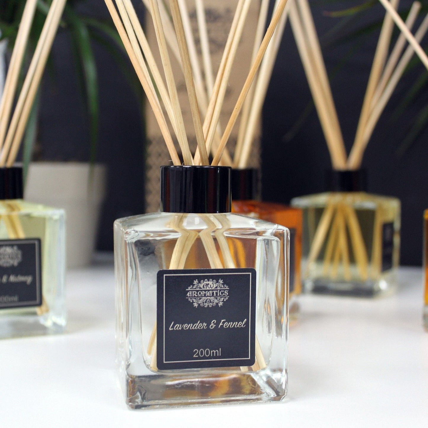 200ml Lavender & Fennel Essential Oil Reed Diffuser - Luna Panther