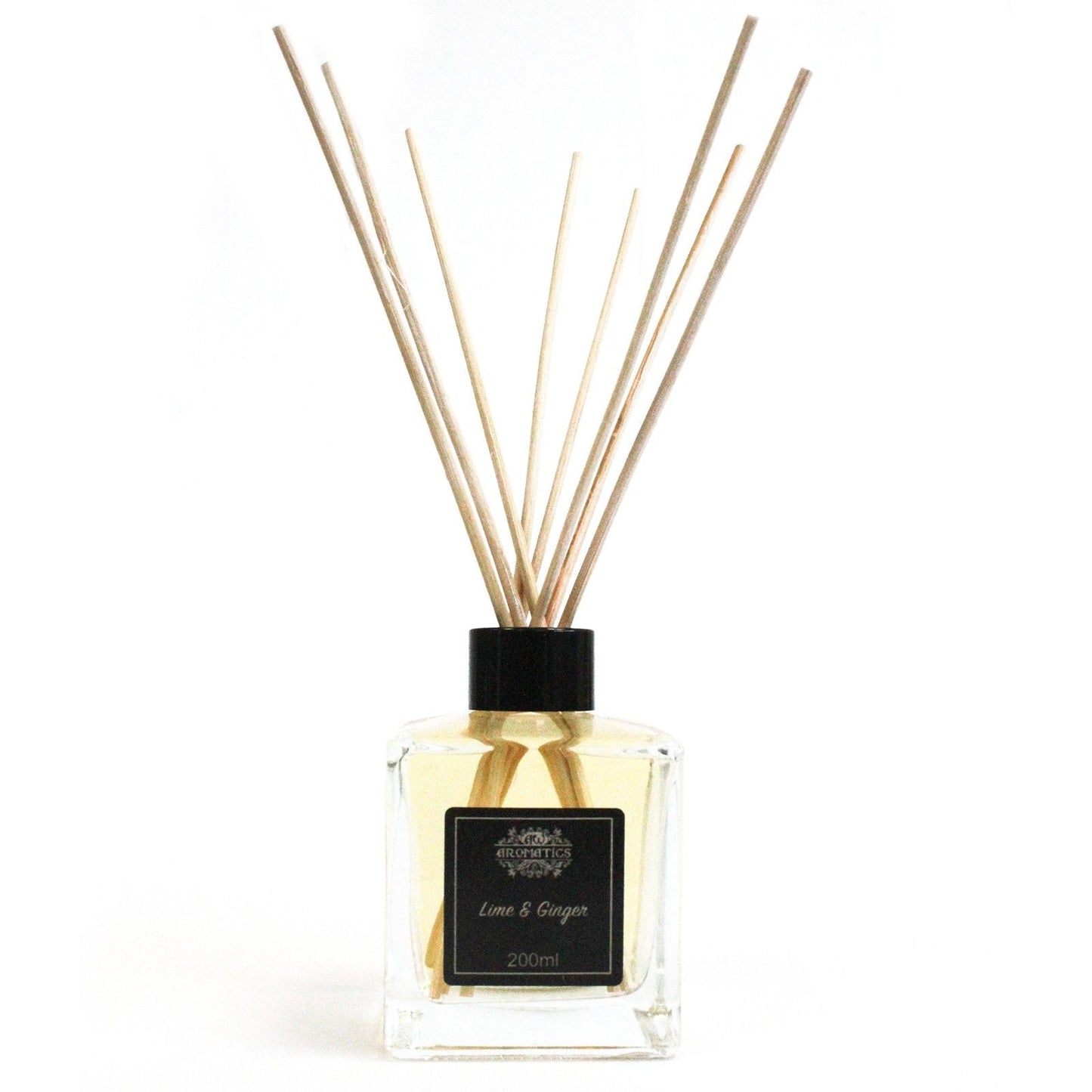 200ml Lime & Ginger Essential Oil Reed Diffuser - Luna Panther