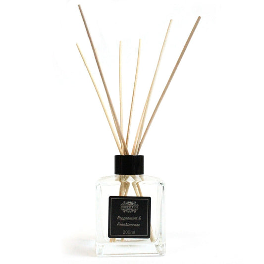 200ml Peppermint & Frankincense Essential Oil Reed Diffuser - Luna Panther alternate view