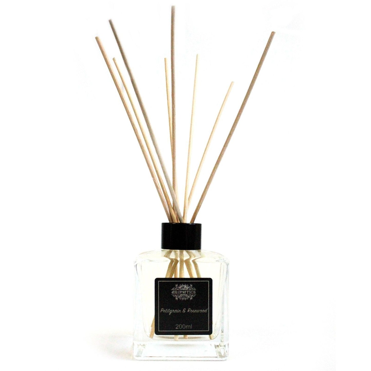 200ml Petitgrain & Rosewood Essential Oil Reed Diffuser - Luna Panther