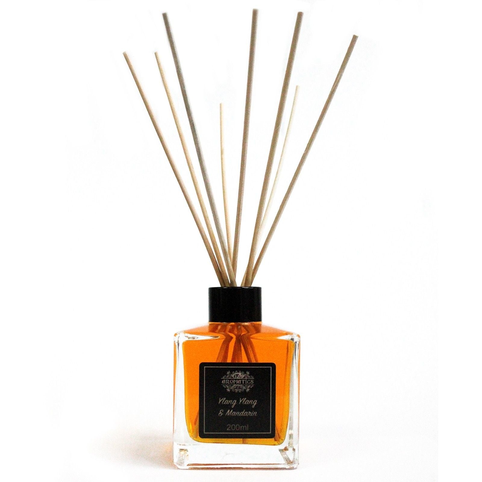 200ml Ylang Ylang & Mandarin Essential Oil Reed Diffuser - Luna Panther