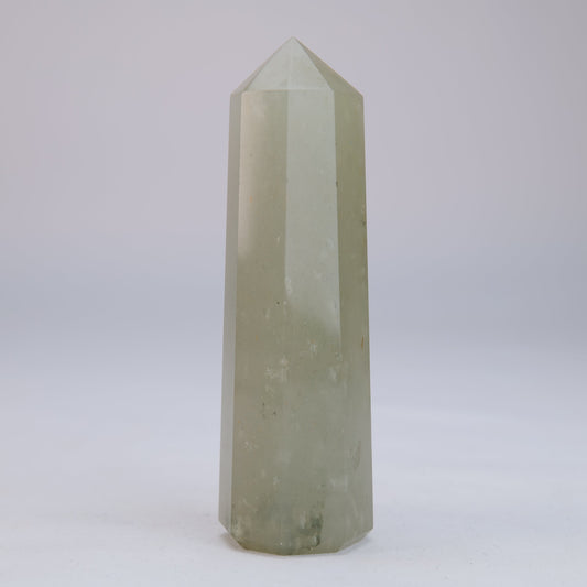 Green Aventurine Obelisk 174g natural crystal tower front