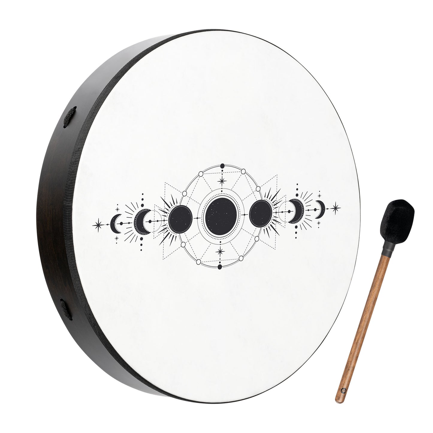 MEINL Sonic Energy Moon Phases Ritual Drum 20" - True Feel Synthetic Head detail view 6 at Luna Panther