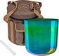 MEINL Sonic Energy Essence Crystal Singing Bowl 8" - F3/Heart Chakra/440 Hz - Mint Blue detail view 10 at Luna Panther