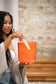 MEINL Sonic Energy Essence Crystal Singing Bowl 6.7" - C4/Root Chakra/440 Hz - Orange detail view 4 at Luna Panther