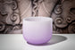 MEINL Sonic Energy Color-Frosted Crystal Singing Bowl 8" - B4/Crown Chakra/440 Hz - Purple detail view 6 at Luna Panther