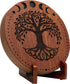 MEINL Sonic Energy 10" Rain Disk, Stream Sound, Moon Phases & Tree of Life Carving detail view 6 at Luna Panther