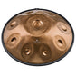 MEINL Sonic Energy Sensory Handpan, Stainless Steel, Bb2 Amara, 9 Notes, 432 Hz, Vintage copper detail view 2 at Luna Panther