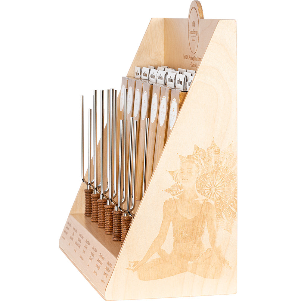 MEINL Sonic Energy Tuning Fork Display - Chakra-Set detail view 2 at Luna Panther