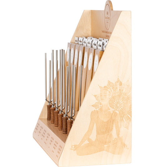 MEINL Sonic Energy Tuning Fork Display - Chakra-Set detail view 2 at Luna Panther alternate view