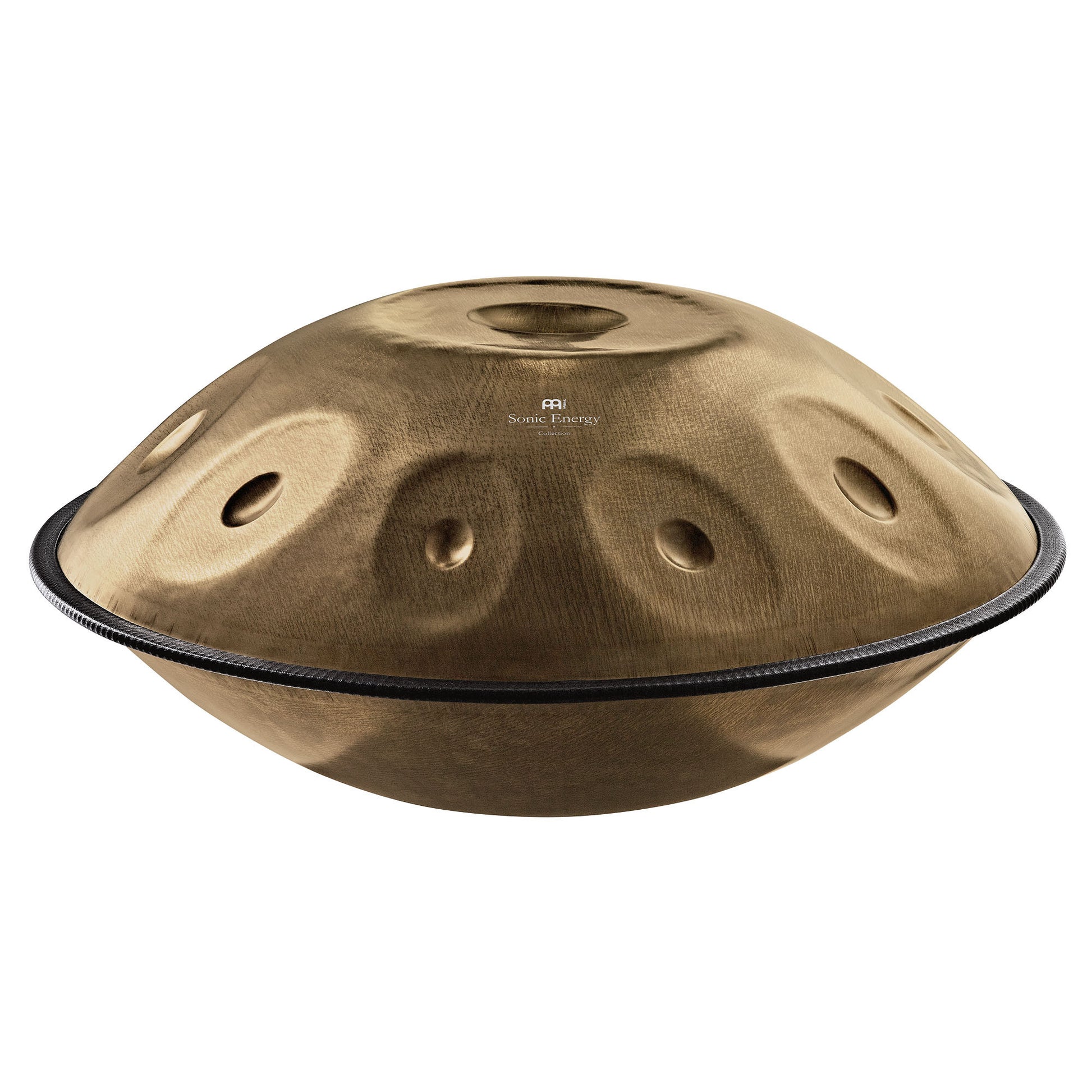 MEINL Sonic Energy Sensory Handpan Stainless Steel D Kurd 10 Notes 440 Hz - Vintage Gold at Luna Panther