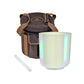 MEINL Sonic Energy Essence Crystal Singing Bowl 7" - B3/Crown Chakra/440 Hz - Creamy detail view 9 at Luna Panther
