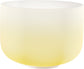 MEINL Sonic Energy Color-Frosted Crystal Singing Bowl 12" - E4/Solarplexus Chakra/440 Hz - Yellow at Luna Panther