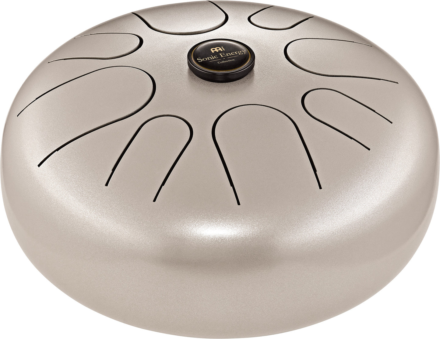 MEINL Sonic Energy Steel Tongue Drum 12" - G Minor/8 Notes/440 Hz - Pearl Grey at Luna Panther