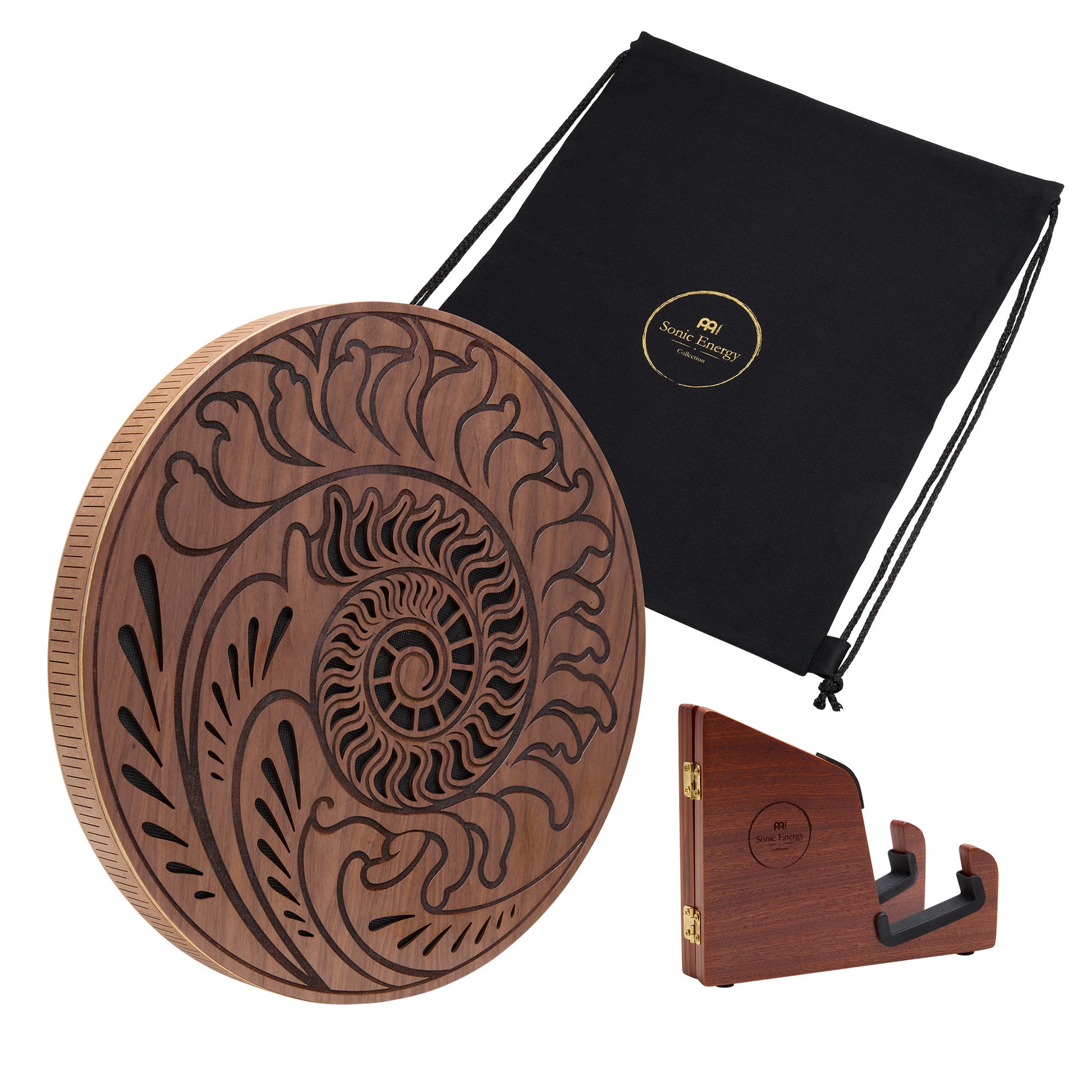 MEINL Sonic Energy 15" Rain Disk, Ocean Sound, Fibonacci-Inspired Carving detail view 2 at Luna Panther