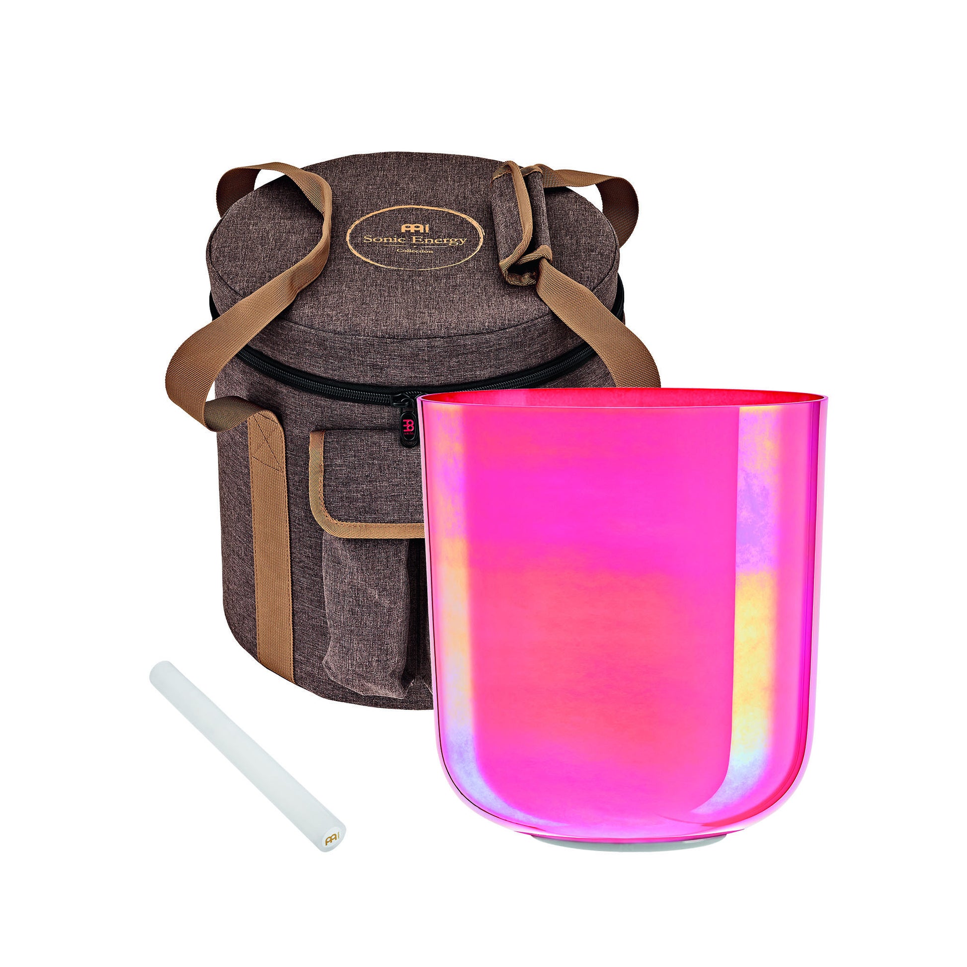 MEINL Sonic Energy Essence Crystal Singing Bowl 7.5" - G3/Throat Chakra/440 Hz - Lotus Pink detail view 9 at Luna Panther