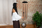 MEINL Sonic Energy Grey Agate Meditation Chime 50"/128 cm - 432 Hz/A Major - Bronze detail view 2 at Luna Panther