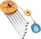 MEINL Sonic Energy Blue Agate Meditation Chime 29"/73 cm - 432 Hz - Silver detail view 10 at Luna Panther