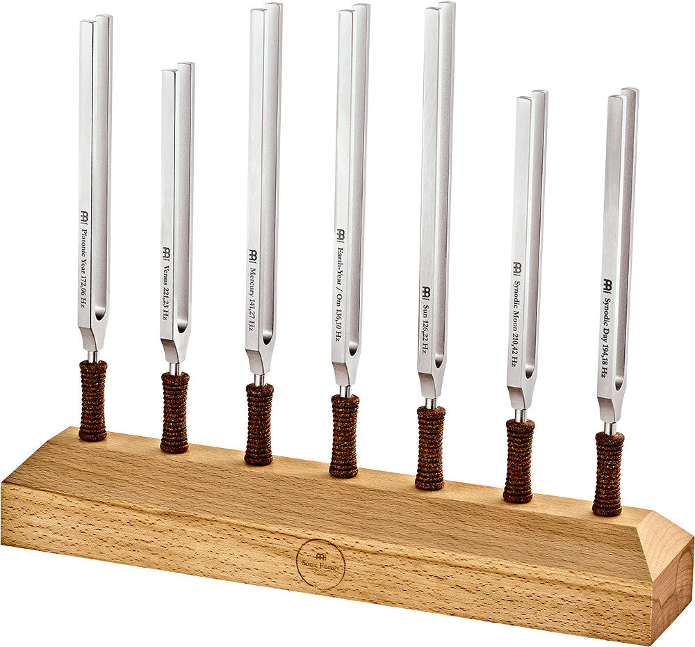 MEINL Sonic Energy Planetary Tuned Therapy Tuning Fork Chakra Set - 7 pcs. at Luna Panther