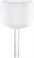 MEINL Sonic Energy White-frosted Crystal Singing Bowl with Handle 10" - B4/Crown Chakra/432 Hz at Luna Panther