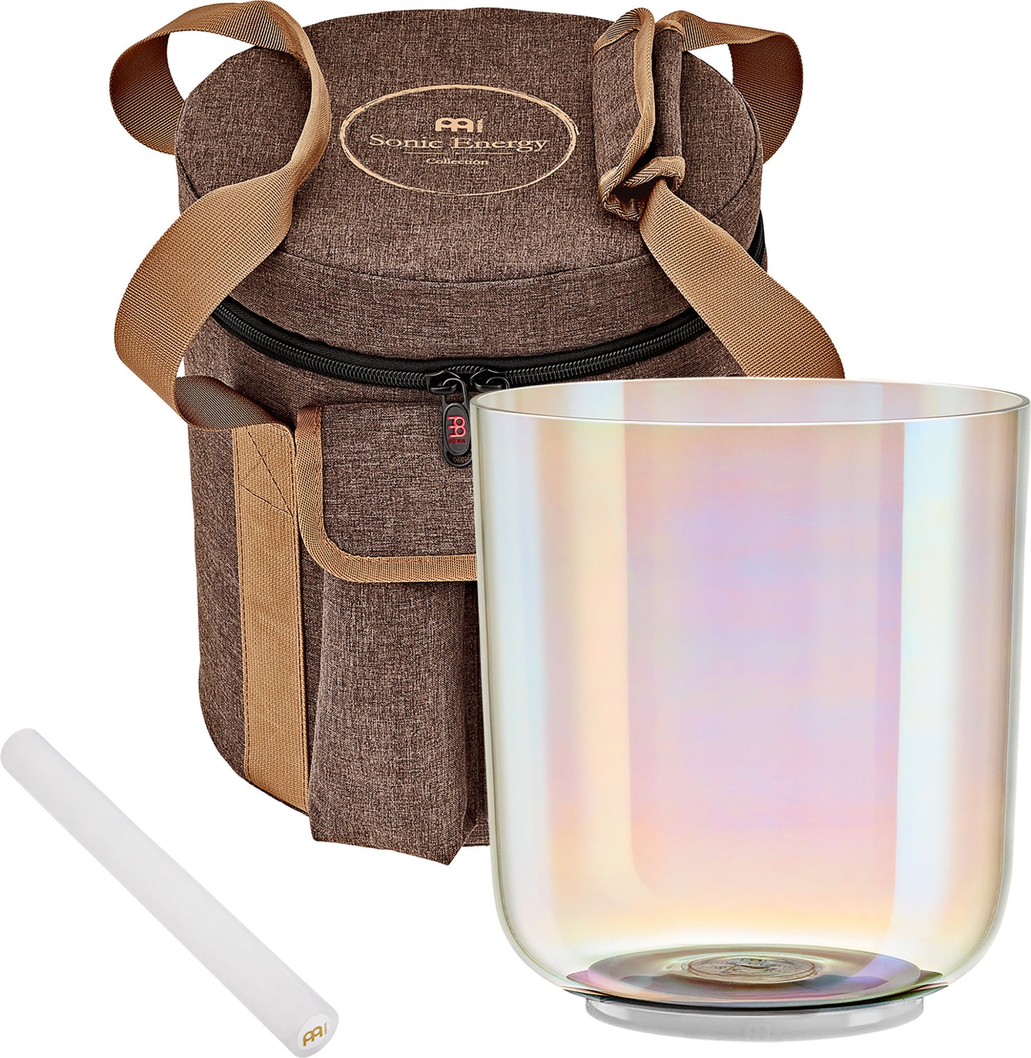 MEINL Sonic Energy Essence Crystal Singing Bowl 6" - E4/Solarplexus Chakra/440 Hz - Clear detail view 10 at Luna Panther