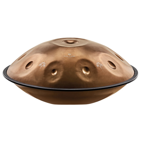 MEINL Sonic Energy Sensory Handpan, Stainless Steel, E La Sirena, 10 Notes, 432 Hz, Vintage copper, Engraved at Luna Panther
