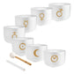 MEINL Sonic Energy Planetary Tuned Crystal Singing Bowl Chakra Set - 7 pcs at Luna Panther