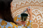 MEINL Sonic Energy 4.25" Essence Solfeggio Crystal Singing Bowl Fa 639 Hz, Indigo Blue detail view 4 at Luna Panther
