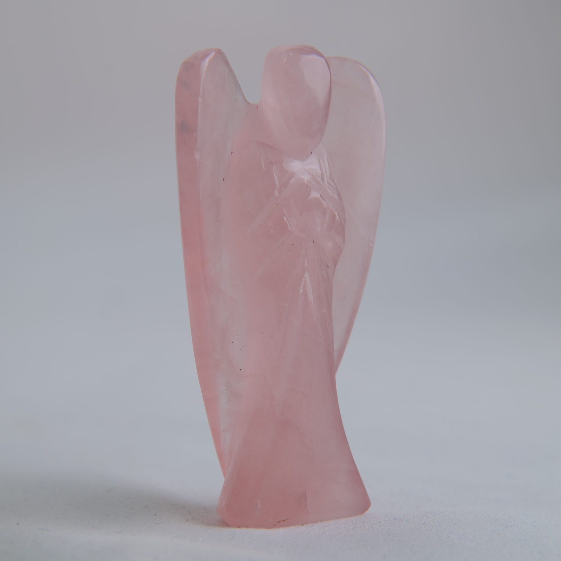 Rose Quartz Angel 66g side