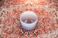 MEINL Sonic Energy Color-Frosted Crystal Singing Bowl 9" - A4/Brow Chakra/440 Hz - Dark Blue detail view 2 at Luna Panther