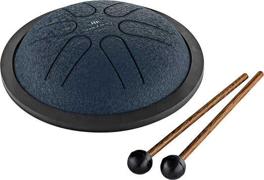 MEINL Sonic Energy Mini Steel Tongue Drum 6" - A Major/6 Notes/440 Hz - Navy Blue at Luna Panther