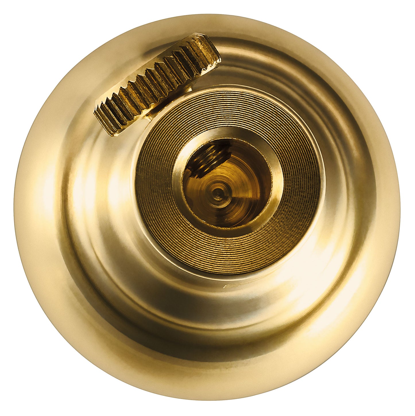 MEINL Sonic Energy Tuning Fork Vibration Foot Medium - Gold detail view 8 at Luna Panther