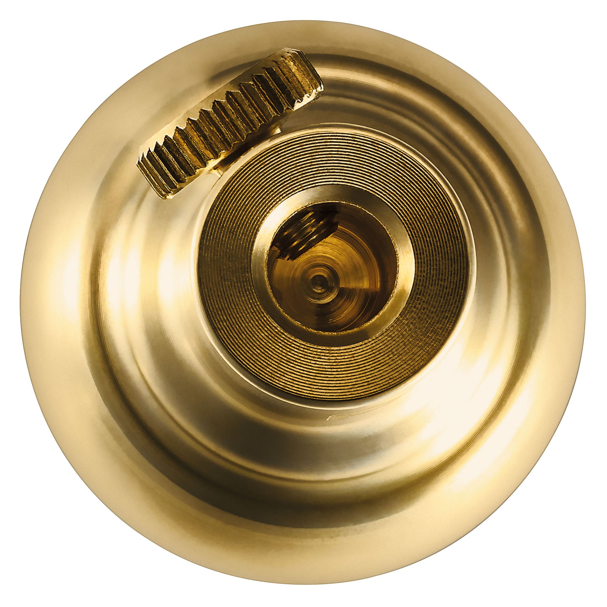 MEINL Sonic Energy Tuning Fork Vibration Foot Medium - Gold detail view 8 at Luna Panther