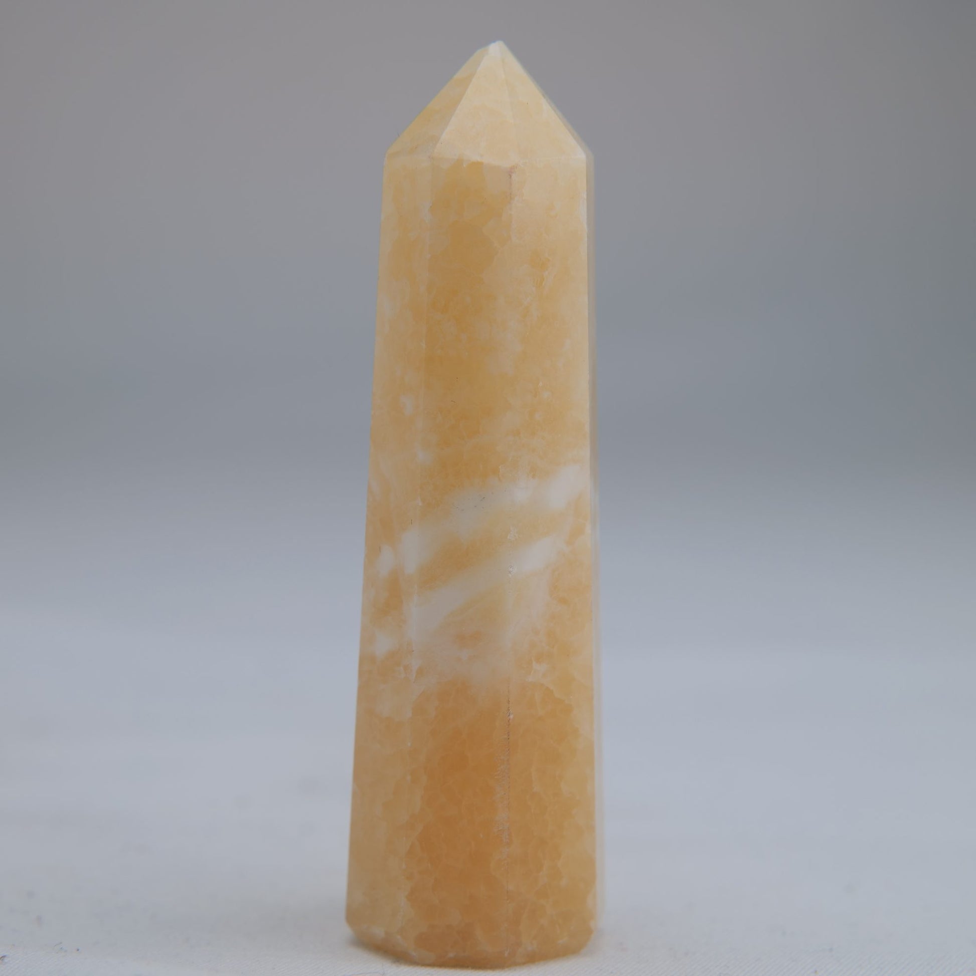 Yellow Banded Calcite Point 51g additional-2