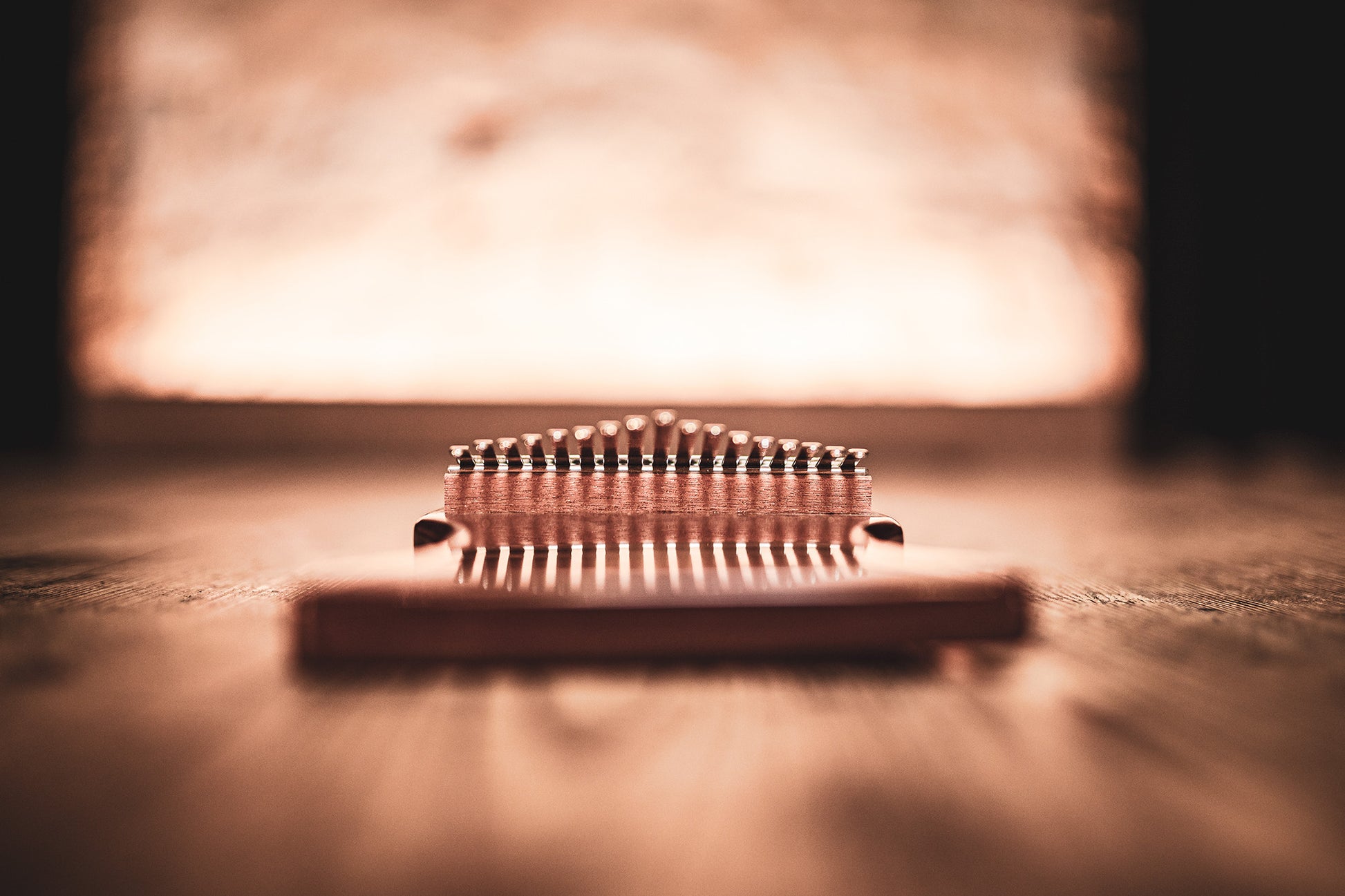 Meinl Sonic Energy Solid Kalimba - 17 notes, sapele detail view 15 at Luna Panther