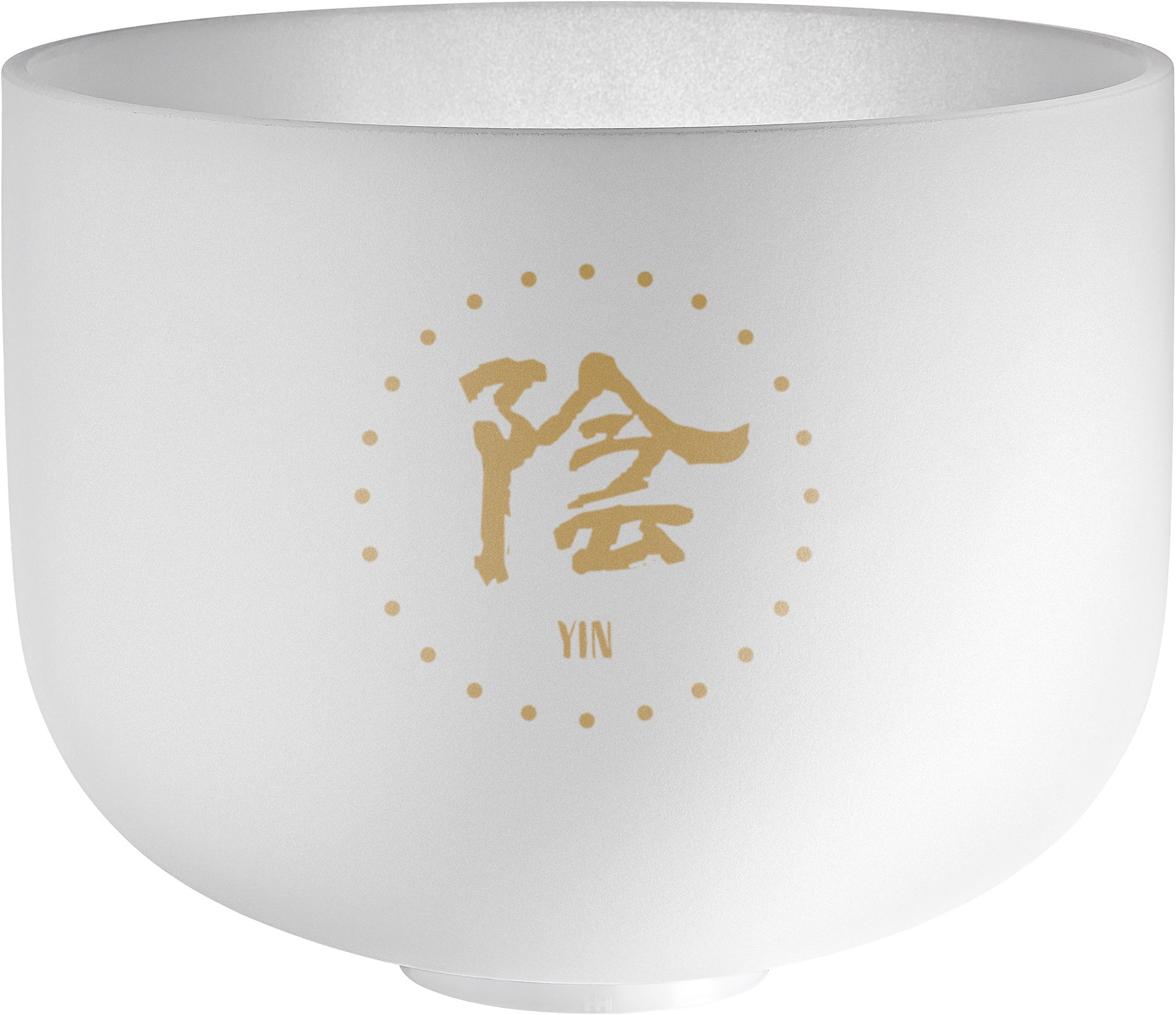 MEINL Sonic Energy 12" TCM Crystal Singing Bowl, Yin 210.42 Hz at Luna Panther
