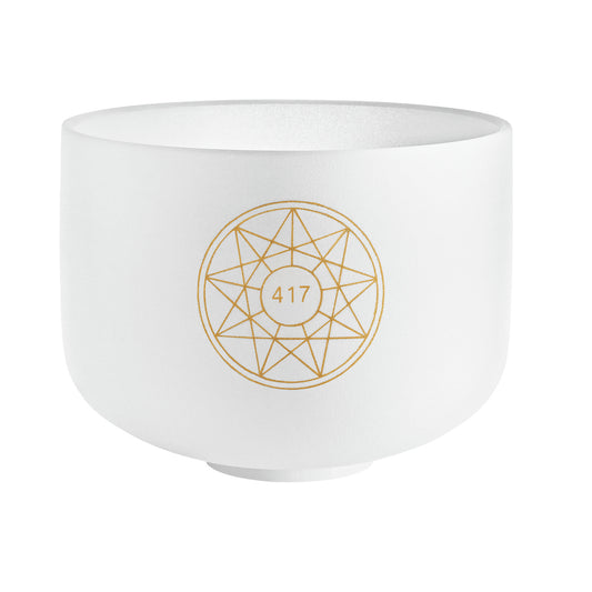 MEINL Sonic Energy Solfeggio Crystal Singing Bowl 10" - G#4/Re/417 Hz at Luna Panther