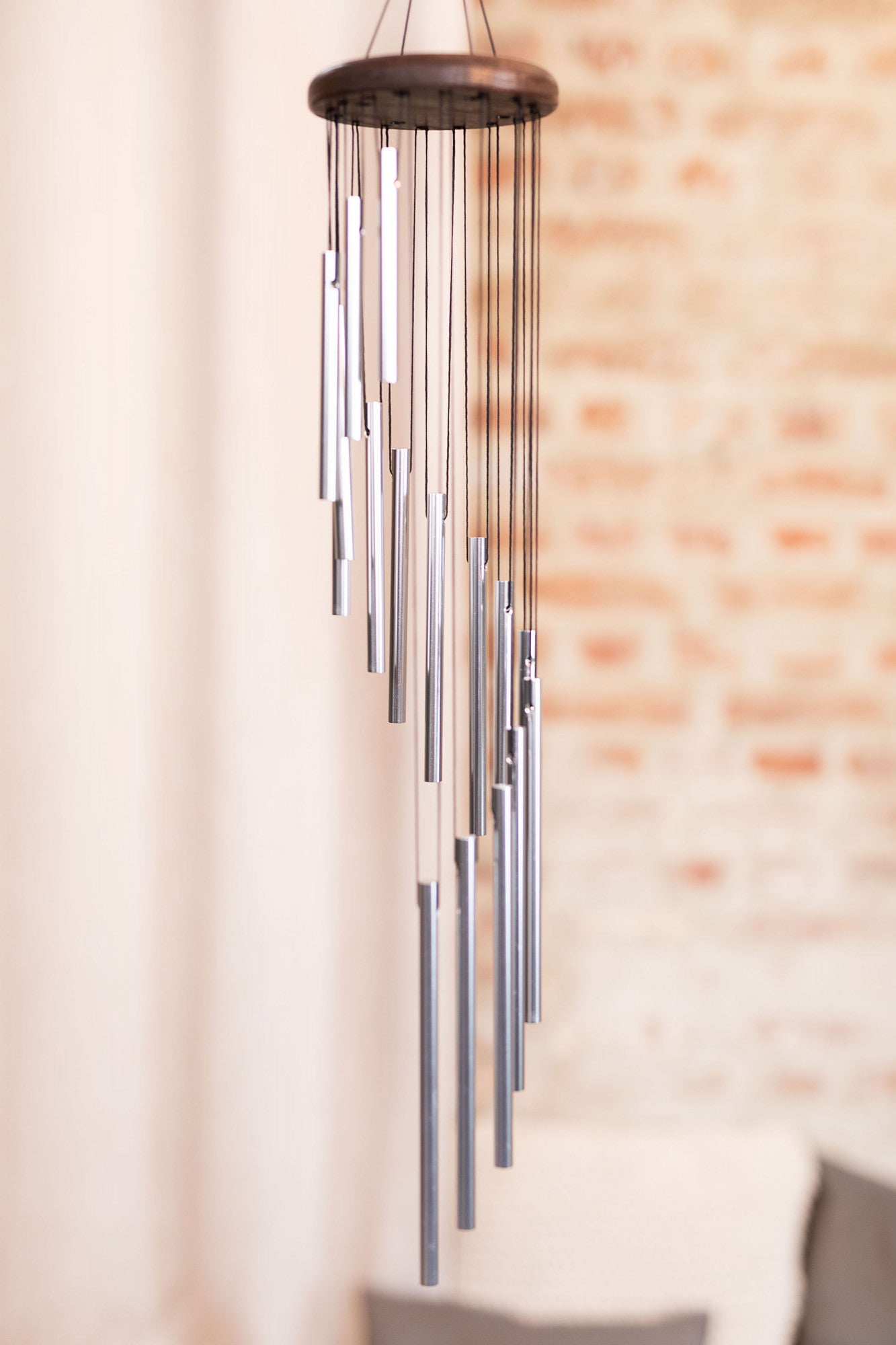 MEINL Sonic Energy Spiral Chime - 29"/73 cm - Silver detail view 2 at Luna Panther